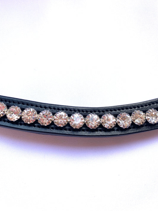 Round crystal brow band